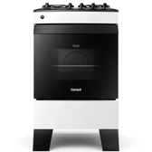 Imagem da oferta Fogão a Gás Consul 4 Bocas com Mesa Esmaltada Forno 58L e Acendimento Automático Branco CFO4ZAB