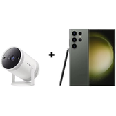 Imagem da oferta Combo Galaxy S23 Ultra 5G Verde 1TB + Projetor Samsung The Freestyle SP-LSP3BLAXZD