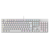 Imagem da oferta Teclado Mecânico Gamer Ninja Leap Switch Blue Rainbow ABNT2 White