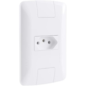 Imagem da oferta Tramontina Conjunto 1 Tomada 2P+T Aria 4x2 10A 250 V Branco