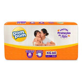 Imagem da oferta Fralda Pom Pom Protek Proteção de Mãe XG 60 unidades