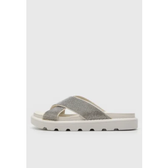 Imagem da oferta Rasteira Papete Vizzano Pedraria Off-White