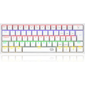 Imagem da oferta Redragon TECLADO MECANICO GAMER FIZZ RAINBOW BRANCO SWITCH MARROM