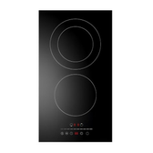 Imagem da oferta Cooktop Fogão Elétrico 2 Bocas 30cm Preto Superfície em Vidro Cerâmico Chinês Controle Touch para Cozinhas Compac