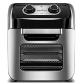 Imagem da oferta Fritadeira Air Fry Britânia 12 Litros Oven Preta e Inox - BFR2300P