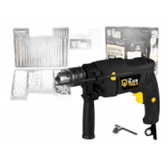 Imagem da oferta Furadeira De Impacto 13mm 750w Profissional Com Kit Brocas Buchas E Bits 300 Peças The Black Tools