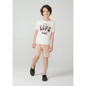 Imagem da oferta Conjunto Infantil Menino com Moletom - OFF White