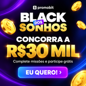 Imagem da oferta CONCORRA A R$30 MIL! Complete missões ganhe Bitz e aumente suas chances!