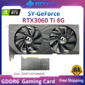 Imagem da oferta Placa de Vídeo Soyo Geforce NVIDIA RTX 3060 TI 8GB GDDR6 256Bit