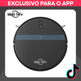 Imagem da oferta Aspirador de Pó Para Casa Robô Inteligente Com Sensores Anti- queda IDALI LIFE