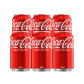 Imagem da oferta Pack de Coca-Cola Lata 350ML 6 unidades