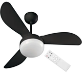 Imagem da oferta Ventilador de Teto Ventisol Fênix Black Inverter Controle Remoto 6 Velocidades - Bivolt