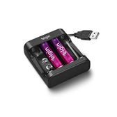 Imagem da oferta Carregador de Pilhas e Baterias USB com 2 Pilhas AA 1500mAh recarregáveis