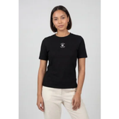 Imagem da oferta Camiseta Feminina Lança Perfume Gola Redonda Preta