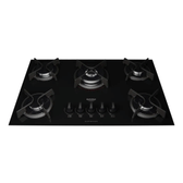 Imagem da oferta Cooktop 5 Bocas Dako Supreme com Mesa de Vidro e Tripla Chama Preto Bivolt