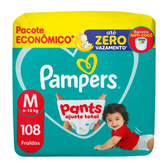 Imagem da oferta Fralda Pampers Pants Ajuste Total Tamanho M com 108 Unidades