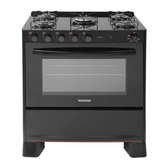 Imagem da oferta Suggar Fogão Cook Glass Preto Mesa De Vidro 5 Bocas Mega Chama Trempe 6 Apoios Acendimento Automático Fgvcg510pt