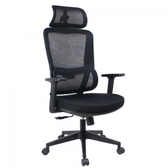 Imagem da oferta Cadeira de Escritório Dr. Office Work Pro Ajustável Mesh 2D Reclinável Preta DR-CH-WKPR2DB