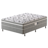 Imagem da oferta Cama Box Conjugada Casal PROdormir Advanced com Espuma D28 54x138x188 cm BrancoCinza