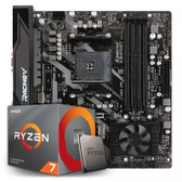 Imagem da oferta Kit Upgrade Placa Mãe Biostar Racing X570GT Chipset X570 AMD AM4 MATX DDR4 + Processador AMD Ryzen 7 3700x 3.6GHz