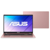 Imagem da oferta Notebook ASUS Vivobook GO 15 Intel Celeron Dual Core N4500 4 GB 128 GB SSD W11 Home 15,60" LED Rose Pink - E510KA