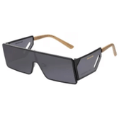 Imagem da oferta Óculos de Sol Masculino New Retrô Quadrado Flap Preto - OC.MT.3668.0101 M