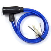 Imagem da oferta EDA Cadeado Para Bicicleta Com Cabo De Aço 60 Cm Eda