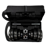 Imagem da oferta Kit Anilhas + Halteres Gallant Na Maleta 20kg Elite Cromado (GDB20R1A-PT)