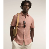 Imagem da oferta Camisa Comfort Básica em Linho com Bolso Frontal