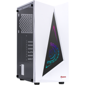 Imagem da oferta Gabinete Gamer Marvo CA-119 WH RGB Mid Tower Vidro Temperado White Sem Fonte Sem Fan