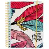 Imagem da oferta Planner Meu Plano Perfeito Espiral Duplo e Folhas Coloridas