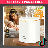 Imagem da oferta Umidificador Aromatizador 2L c 2 Saídas de Ar e LED 3 em 1 Multifuncional