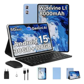 Imagem da oferta Tablet Android 15 Tablet 10 Polegadas Com Gemini Ai 30 Gb Ram+128 Gb Romtf 2 Tb,2.4G5G Wi-fi,Octa-core 2.0 Ghz 8000 m