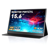 Imagem da oferta Monitor Portátil Ips 15.6" Full Hd 1080p, Ultrafino, Usb-chdmi, Capa Inteligente E Alto-falantes - Extensor De Tela Para Laptop E Viagem