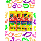 Imagem da oferta 25 Cxs Massinha Modelar + 50 Forminha Cortador Lembrançinha Multicolor