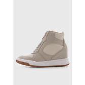 Imagem da oferta Tênis Feminino Moleca Cano Médio Bege