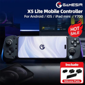 Imagem da oferta Controle GameSir X5 Lite para Android e iPhone Joystick com Efeito Hall