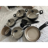 Imagem da oferta Conjunto Panelas Antiaderente 10 Peças Teflon Várias Cores