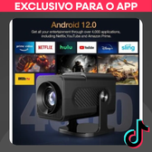 Imagem da oferta Atualizado Projetor Smart HY 320 Android Full HD 1920x1080 Bluetooth Wi-fi