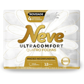 Imagem da oferta Papel Higiênico Neve Ultracomfort Folha Quádrupla 20m 12 rolos