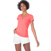 Imagem da oferta Blusa Básica Malha Penteada Goiaba