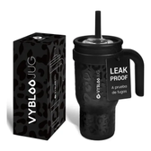 Imagem da oferta Copo Térmico Canudo 900ml Inox Com Tampa E Alça Para Água