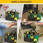 Imagem da oferta Bolsa de Ferramentas para Eletricista Organizador de Instrumentos Bolsa de Trabalho para Armazenamento de Conjunto de