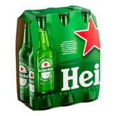 Imagem da oferta Cerveja Heineken Puro Malte Long Neck 250ml - 6 Unidades