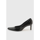 Imagem da oferta Scarpin Santa Lolla Salto Médio Acabamento Brilhante Preto