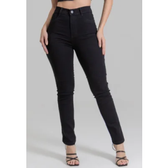 Imagem da oferta Calça Sarja Feminina Sawary Skinny Hot Pants Preta