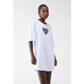Imagem da oferta Vestido Lança Perfume Oversized Logo Branca
