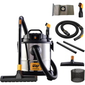 Imagem da oferta WAP Aspirador de Pó e Água Barril GTW INOX 20 Compacto 20 Litros com Filtro Lavável,