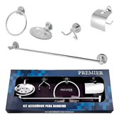 Imagem da oferta Kit Acessórios Para Banheiro Aço Inox 5 Peças