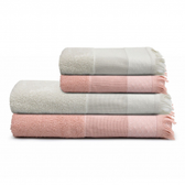 Imagem da oferta Jogo de Toalhas para Bordar Diamond 4 Peças Rose/linho - ARTEX